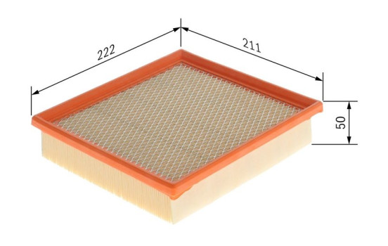 Luftfilter S0464 Bosch, bild 6