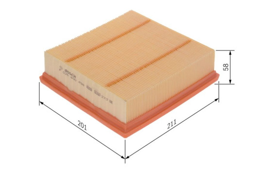 Luftfilter S0498 Bosch, bild 6