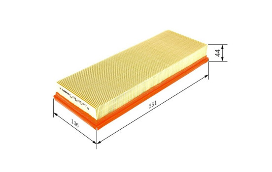 Luftfilter S0517 Bosch, bild 2
