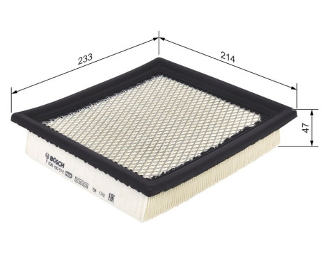 Luftfilter S0518 Bosch