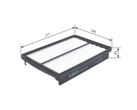 Luftfilter S0547 Bosch, bild 2