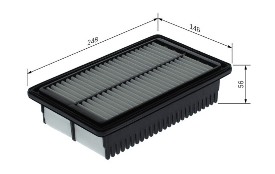 Luftfilter S0558 Bosch, bild 6