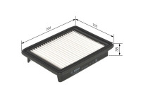 Luftfilter S0584 Bosch