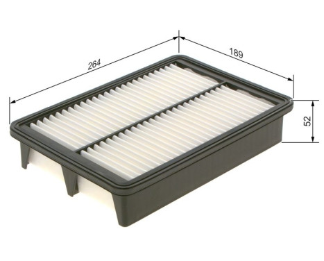Luftfilter S0587 Bosch, bild 5