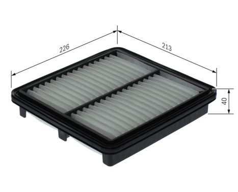 Luftfilter S0667 Bosch, bild 5