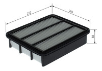 Luftfilter S0744 Bosch