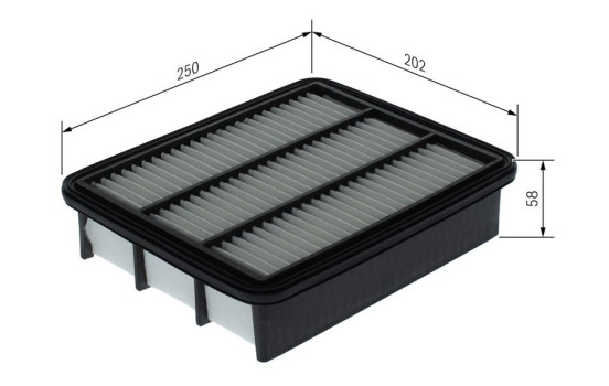 Luftfilter S0744 Bosch