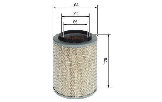 Luftfilter S0796 Bosch, bild 5