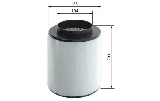 Luftfilter S0804 Bosch, bild 5