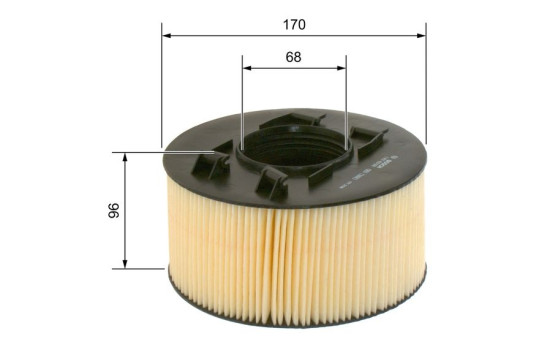 Luftfilter S3093 Bosch, bild 3