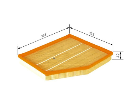 Luftfilter S3101 Bosch, bild 2
