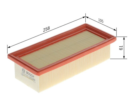 Luftfilter S3256 Bosch, bild 5