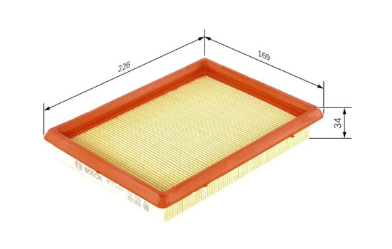 Luftfilter S3274 Bosch, bild 2