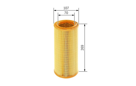 Luftfilter S3307 Bosch, bild 2