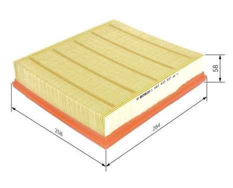 Luftfilter S3537 Bosch, bild 2