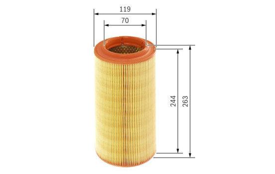 Luftfilter S3538 Bosch, bild 2
