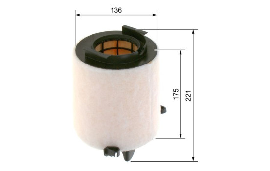 Luftfilter S3576 Bosch, bild 2
