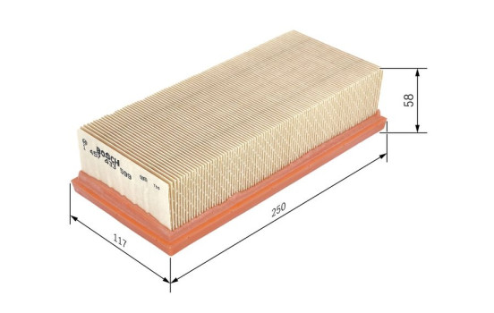 Luftfilter S3599 Bosch, bild 2