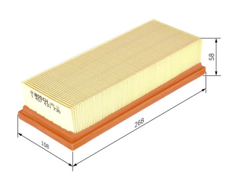 Luftfilter S3736 Bosch, bild 6