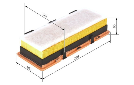 Luftfilter S3773 Bosch