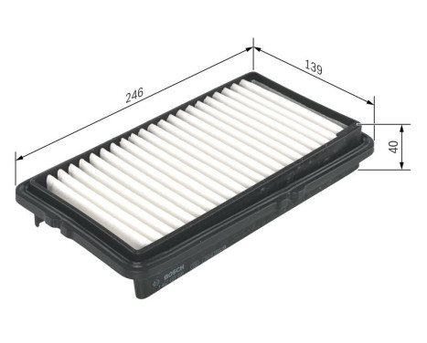 Luftfilter S3950 Bosch