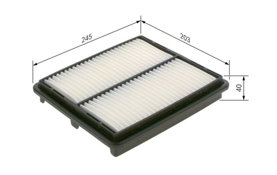 Luftfilter S3962 Bosch, bild 5