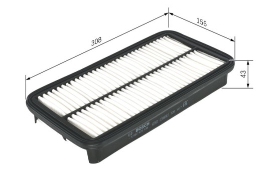 Luftfilter S9135 Bosch, bild 6