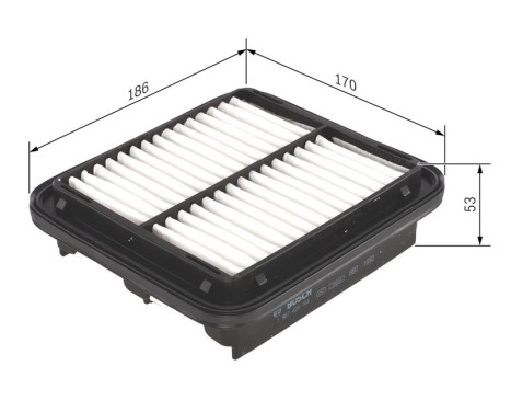 Luftfilter S9164 Bosch, bild 2