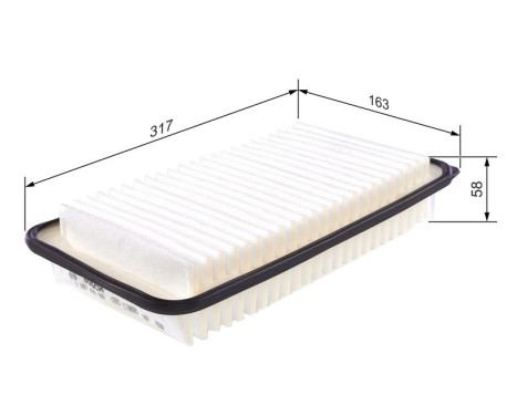 Luftfilter S9183 Bosch, bild 2