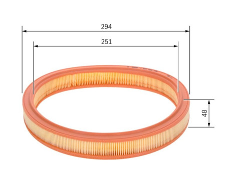 Luftfilter S9775 Bosch, bild 5