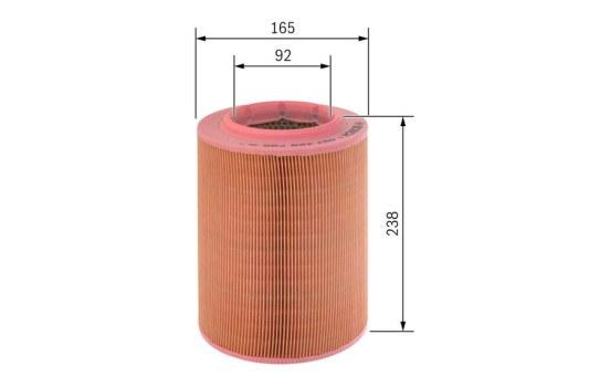 Luftfilter S9795 Bosch, bild 6