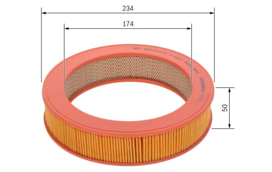 Luftfilter S9801 Bosch, bild 5