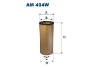 Sekundärfilter AM 404W Filtron