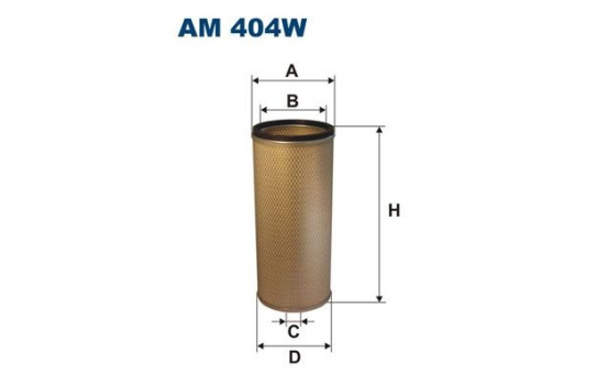 Sekundärfilter AM 404W Filtron
