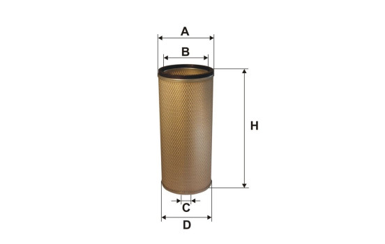 Sekundärfilter AM 404W Filtron, bild 2
