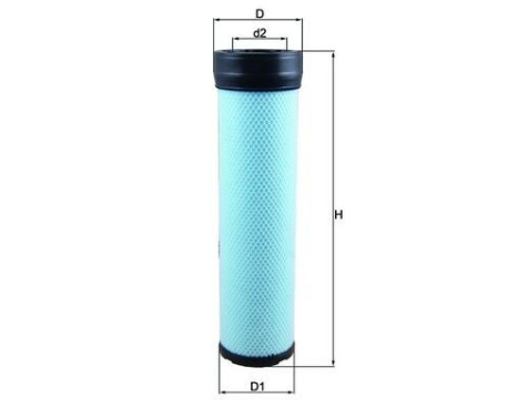 Sekundärluftfilter LXS 256 Mahle, bild 5