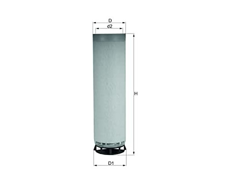 Sekundärluftfilter LXS 272 Mahle