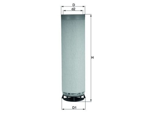 Sekundärluftfilter LXS 272 Mahle, bild 2