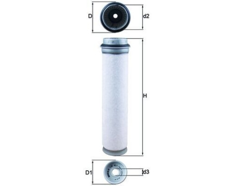 Sekundärluftfilter LXS 40/1 Mahle, bild 2