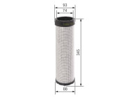 Sekundärluftfilter S0333 Bosch