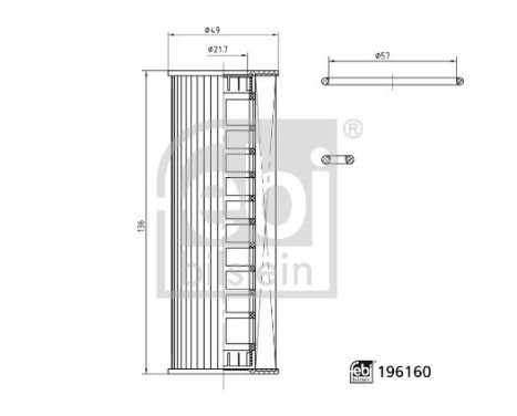 FEBI OLJEFILTER 196160