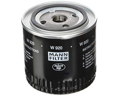 Filter, drifthydraulik W 920 Mann