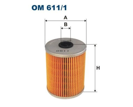Filter, hydraulik OM 611/1 Filtron