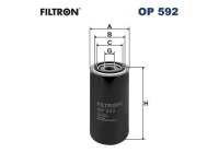 Filter, hydraulik OP 592 Filtron