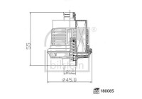 hydraulfilter för Haldex-koppling, med lock 180085 FEBI