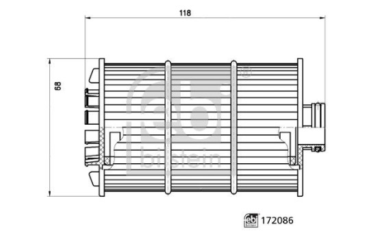 Oljefilter 172086 FEBI, bild 2