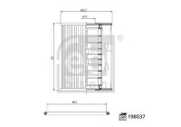 Oljefilter 198037 FEBI