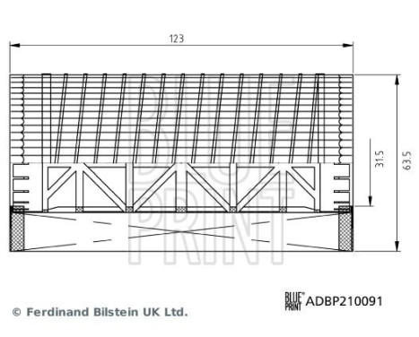 oljefilter ADBP210091 Blue Print, bild 2