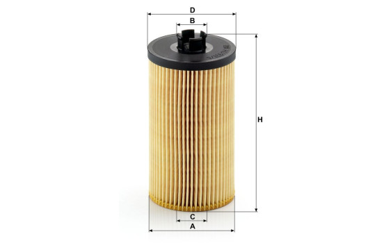 Oljefilter evotop HU 931/5 x MANN-FILTER, bild 4
