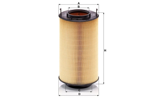 Oljefilter HU 12 016 z MANN-FILTER, bild 2